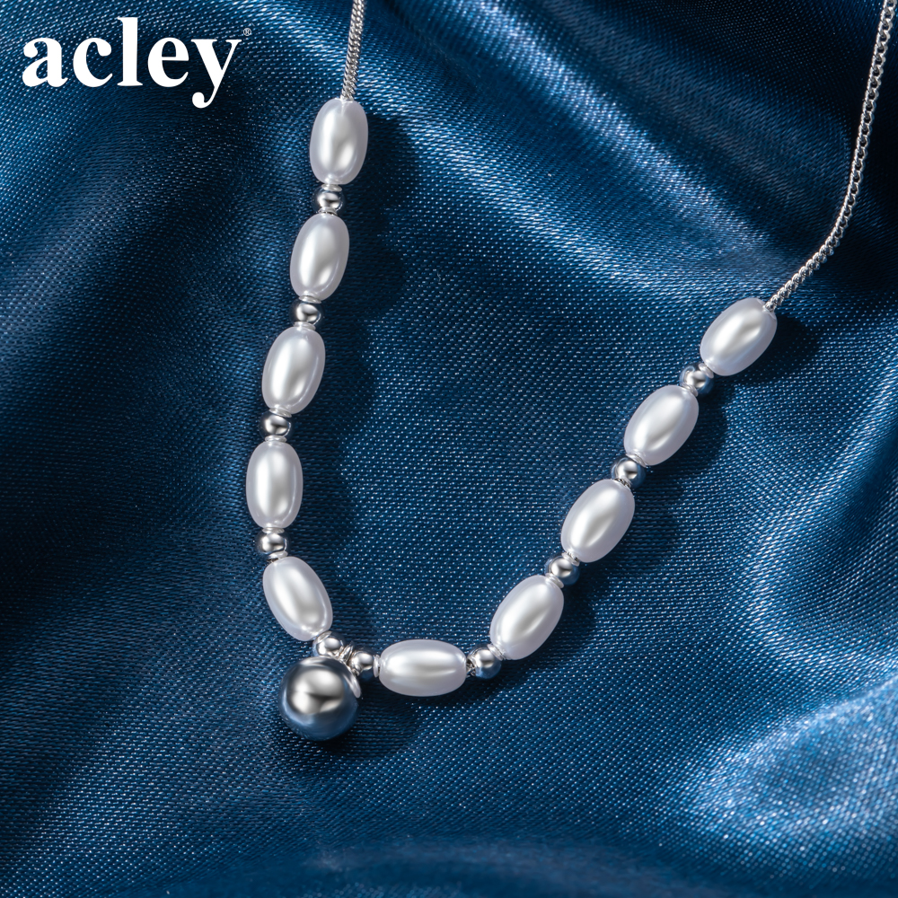 Dây chuyền Vẻ Đẹp Vĩnh Cửu – Acley | Bạc S925 + Ngọc trai | YE03563A8Cb4 - Image 5