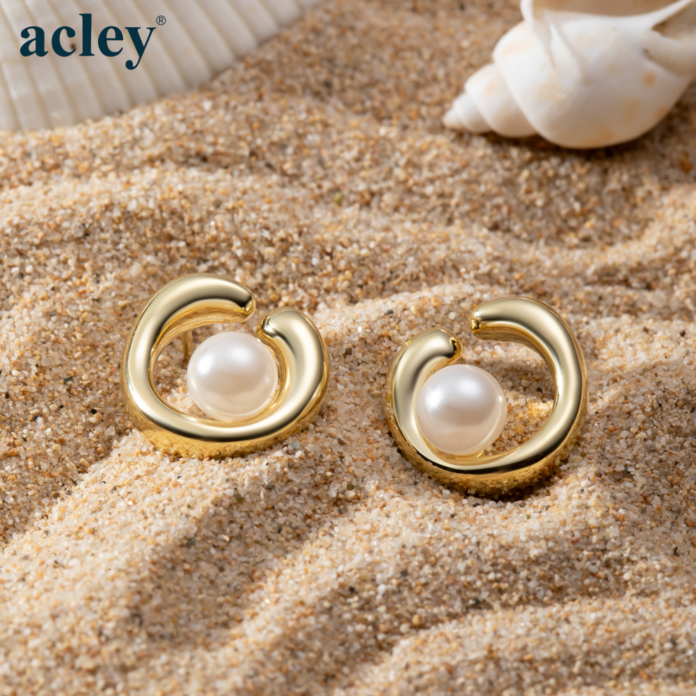 Bông tai Nguyệt Khuyên – Acley | Bạc S925 + Ngọc trai | YG10338I0Zb - Image 5