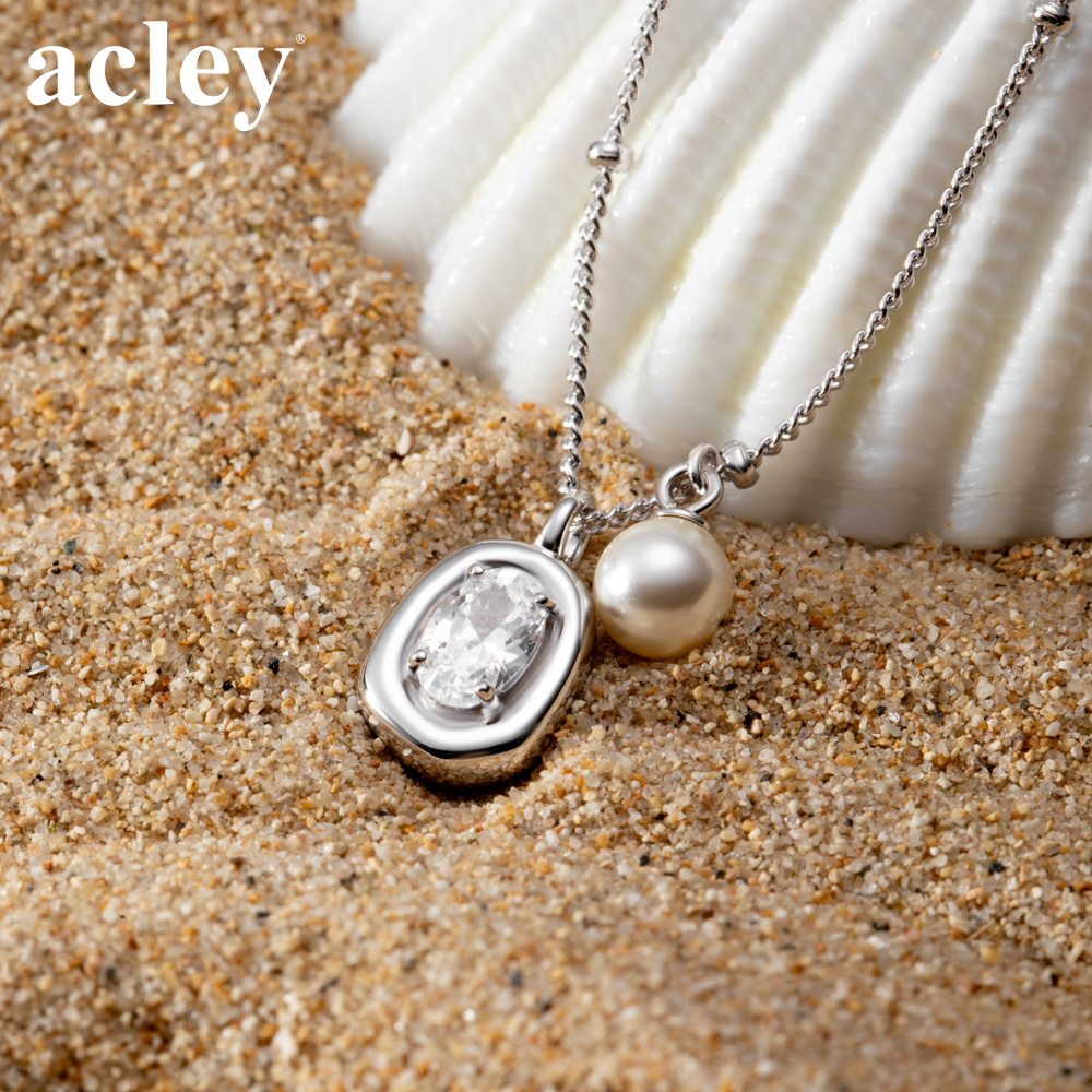 Dây chuyền Ngọc Song Anh – Acley | Bạc S925 + Ngọc trai + Đá CZ Zirconia | YE07796A8Cd - Image 5