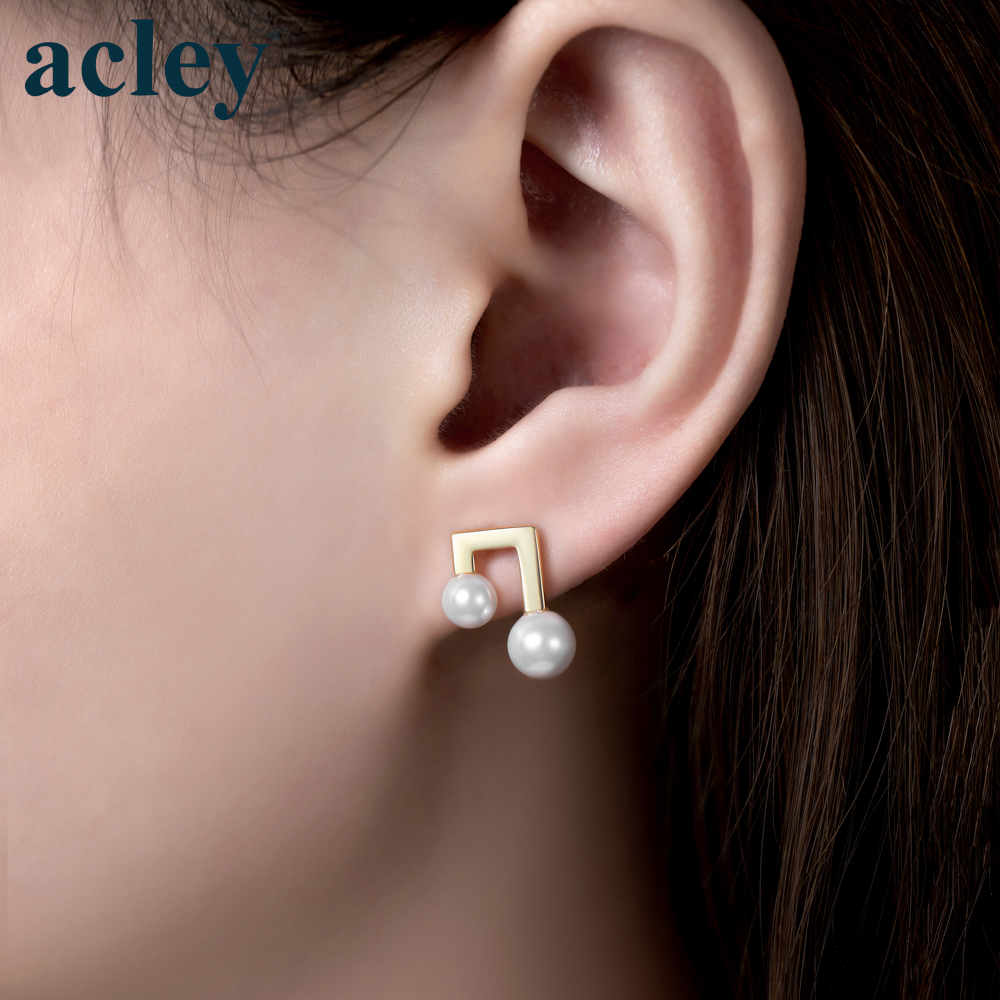 Bông tai Nốt Nhạc – Acley | Bạc S925 + Ngọc trai | YG11074I0Zd - Image 4