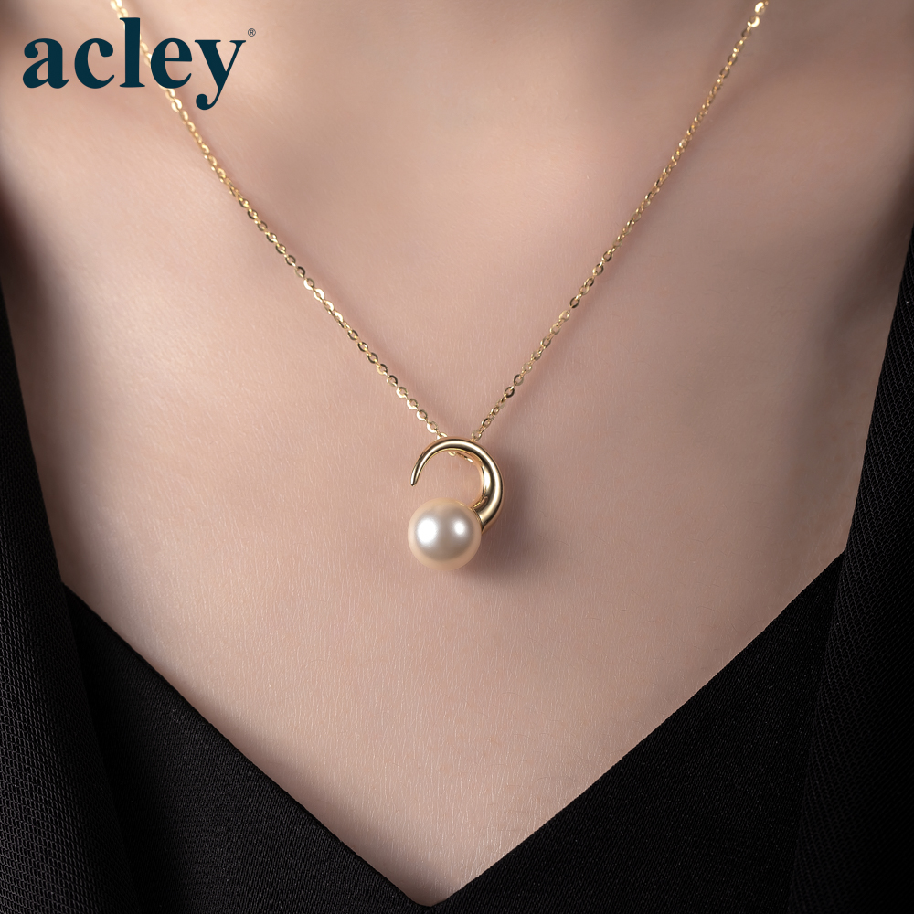 Dây chuyền Hải Nguyệt – Acley | Bạc S925 + Ngọc trai | YE05562I0Cb - Image 4