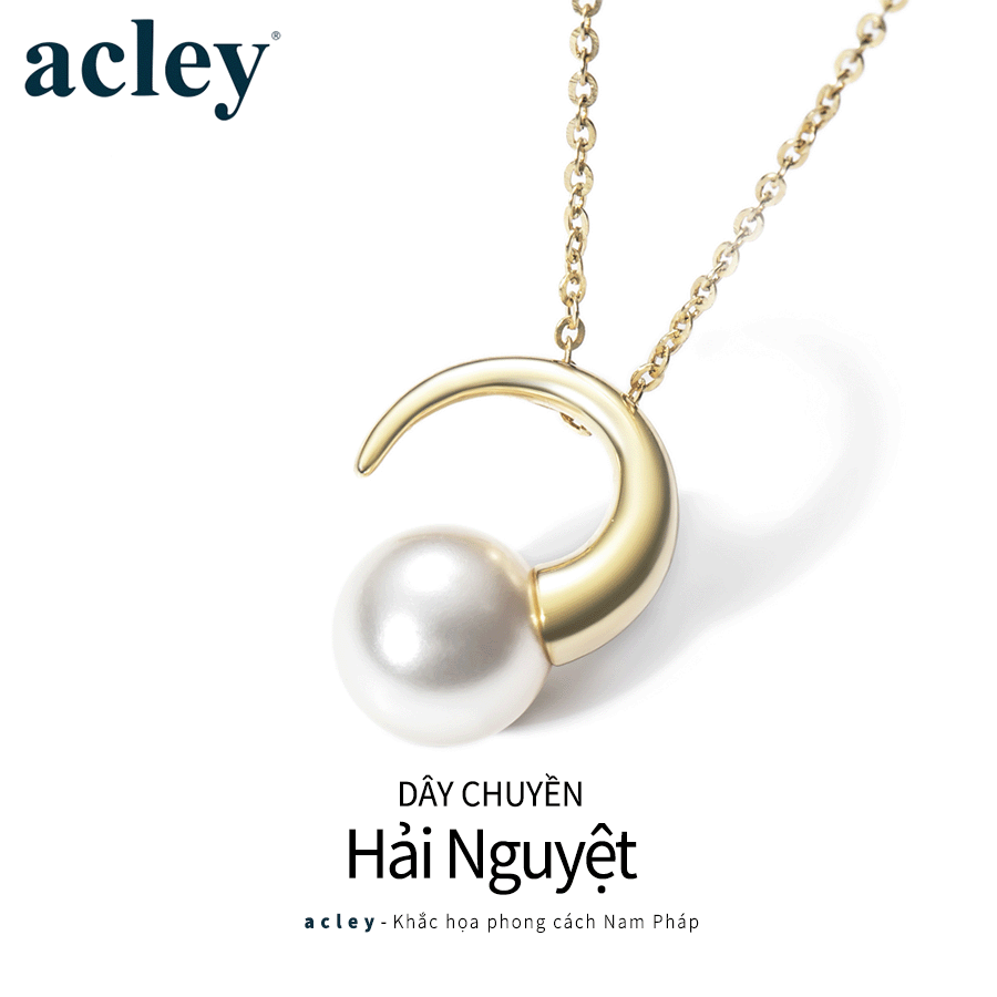 Dây chuyền Hải Nguyệt – Acley | Bạc S925 + Ngọc trai | YE05562I0Cb - Image 2