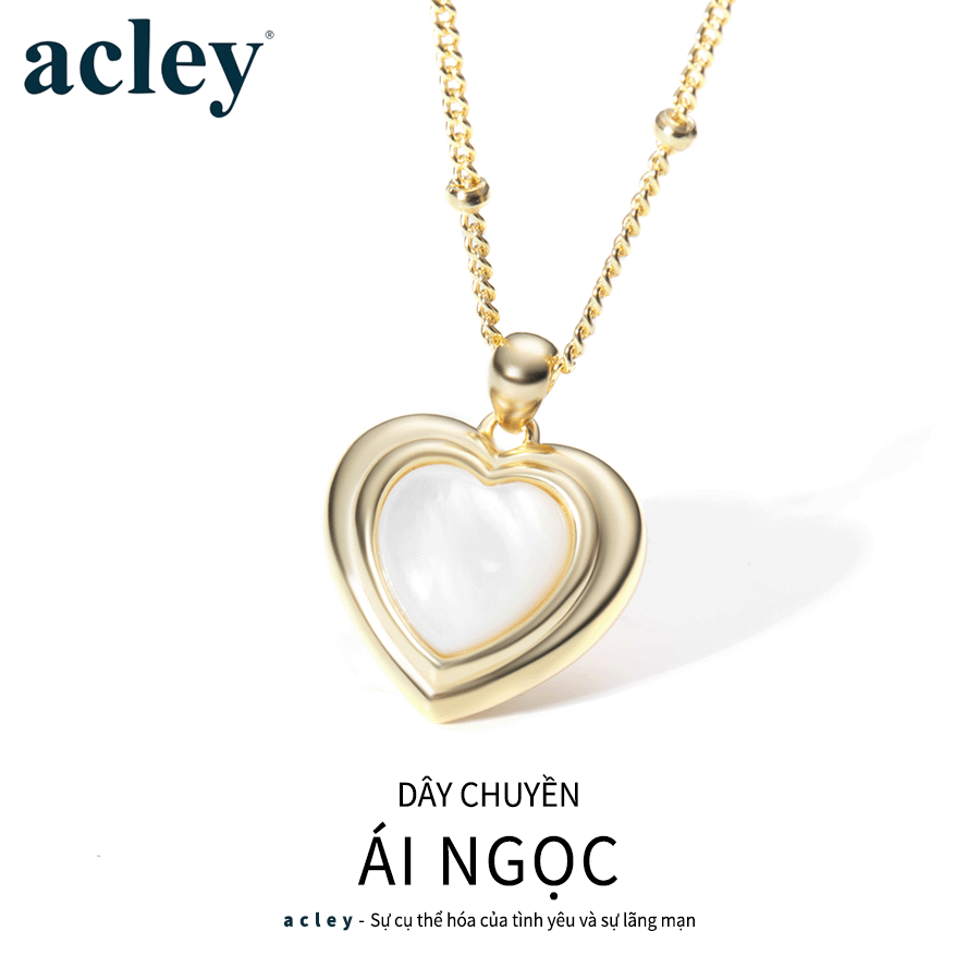 Dây chuyền Ái Ngọc – Acley | Bạc S925 + Xà cừ | YE05720I0Cb - Image 2